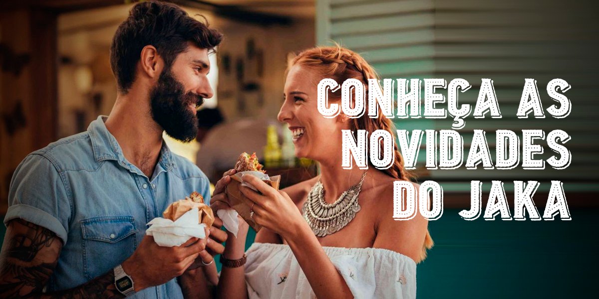 novidades do jaka Você já sabe que nós do Jaka Burger adoramos novidades, não é mesmo? Estamos sempre pensando em vocês, marujos! Sabe aquela melhor promoção da cidade – 2 burger por R$20?… Saiba mais
